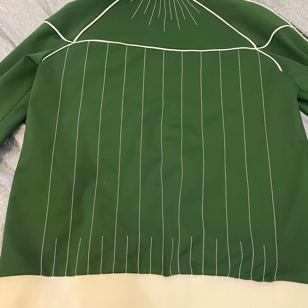 Valentino Woman Zip Front Track Green Jacket 42 - Picture 9 of 9